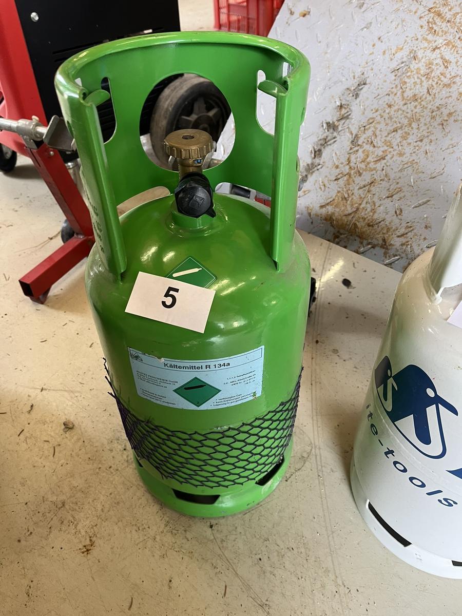 12.5 kg Kältemittel mit Einsatzflasche R 134 a