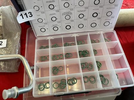 Box mit Sortiment an O Ringen,Dichtungen usw Box mit Sortiment an O Ringen,Dichtungen usw