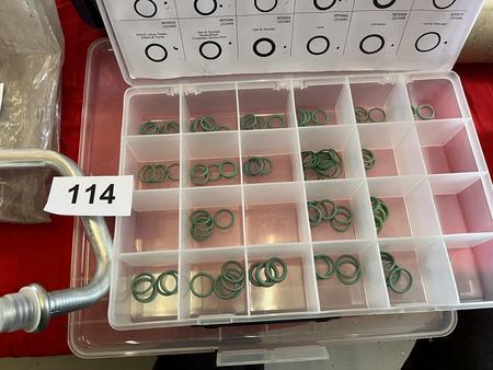 Box mit Sortiment an O Ringen,Dichtungen usw Box mit Sortiment an O Ringen,Dichtungen usw