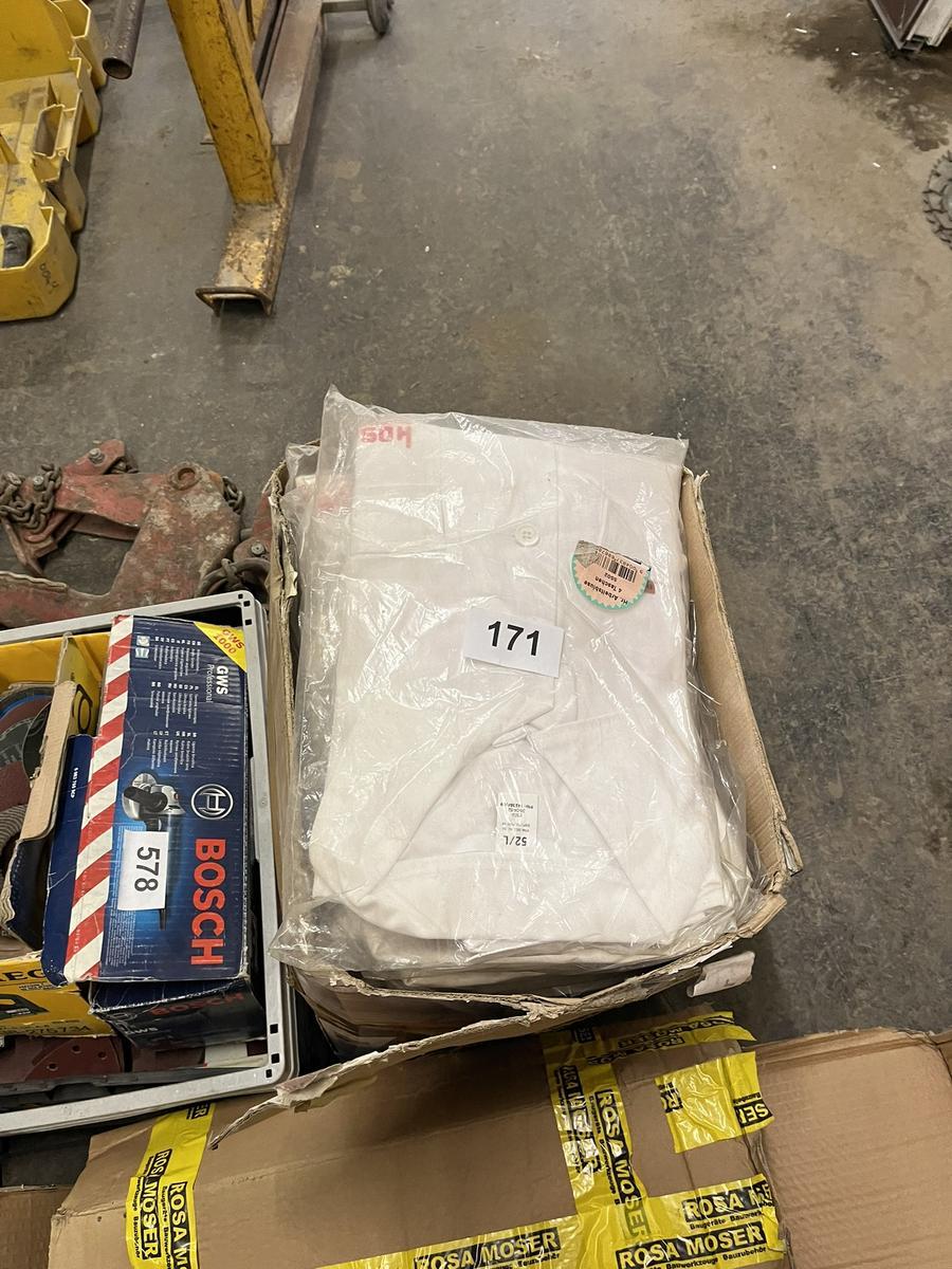 Großposten bedruckte Maurerkleidung div.Größen