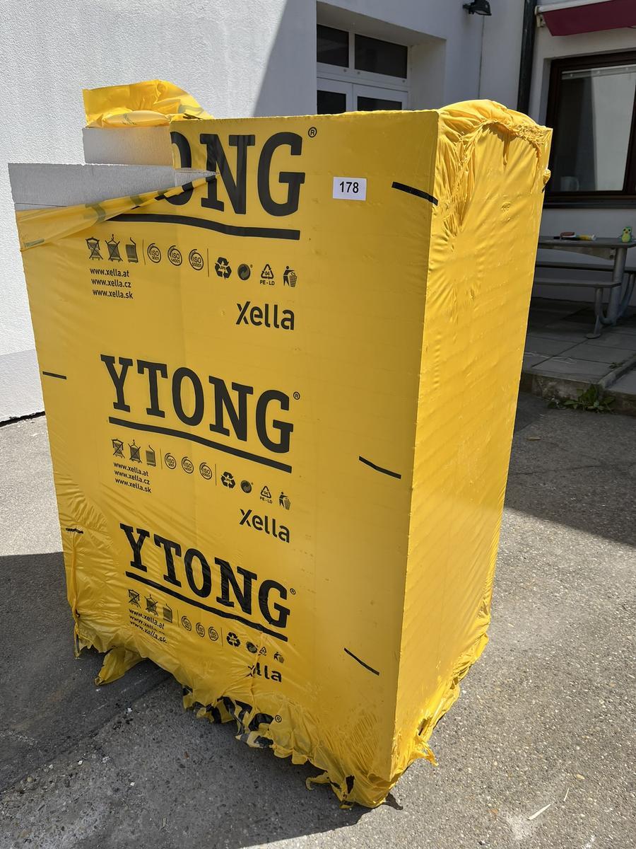 1 Palette YTONG Platten 599/50/249 Planstein