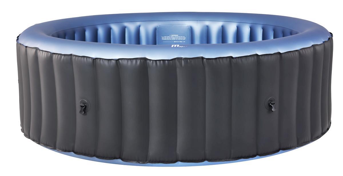 SPA-POOL COMFORT BERGEN für 4 Personen, dunkelgrau blau, 180x70 cm?d=2025-05-21 17:45:10