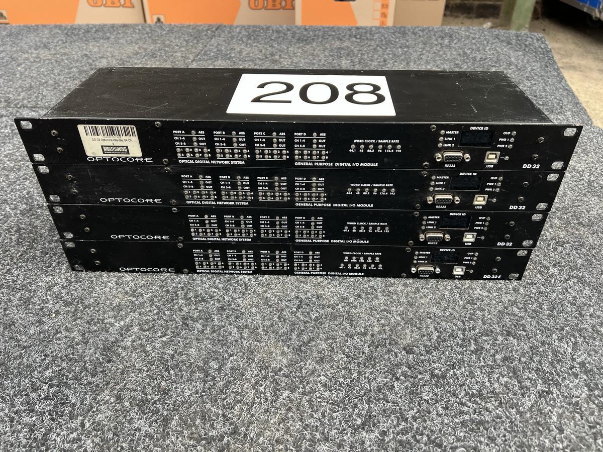 3 x Optocore DD32 + 1 x Optocore DD32E Audio-Glasfasermulticore Prozessoren?d=2025-05-22 00:26:17
