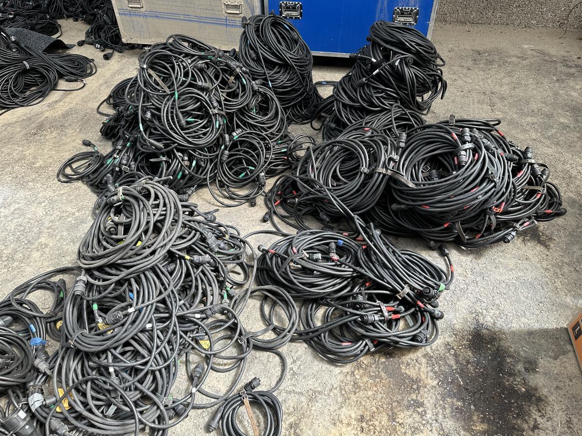 Hybrid cable 1x2x0,25mm² + 3x1,5mm² with CA6 connector