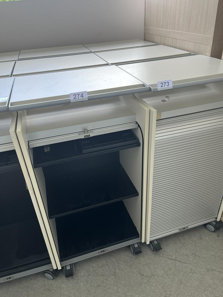 HIGH CADDY mit Bürosauszugslade u.Rollo 57/50/110 cm?d=2025-05-21 17:27:46