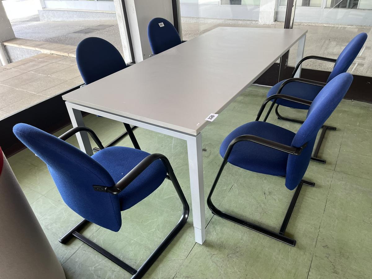 Besprechungstisch ca. 200/90 cm mit 5 Stühlen?d=2025-05-21 18:31:57