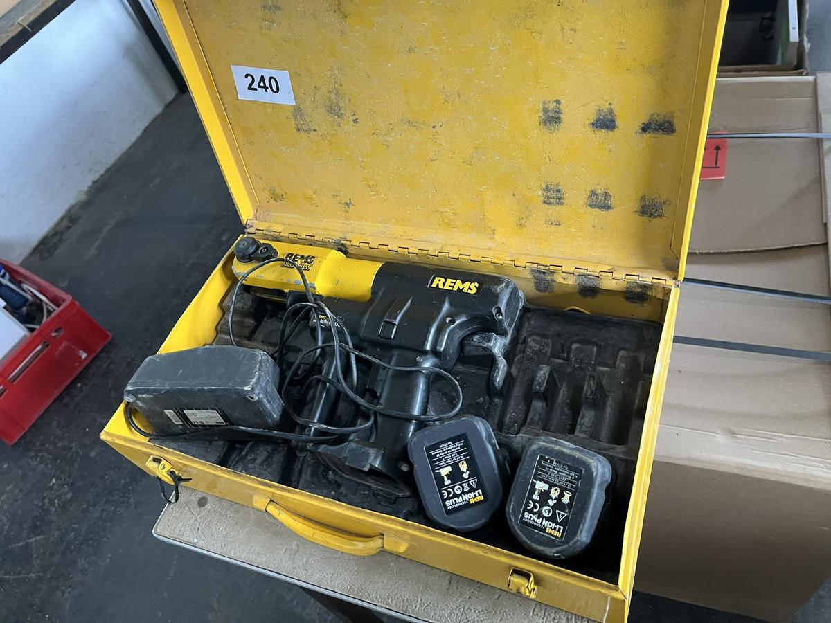 REMS AKKU PRESS U/ION Plus mit Akkus