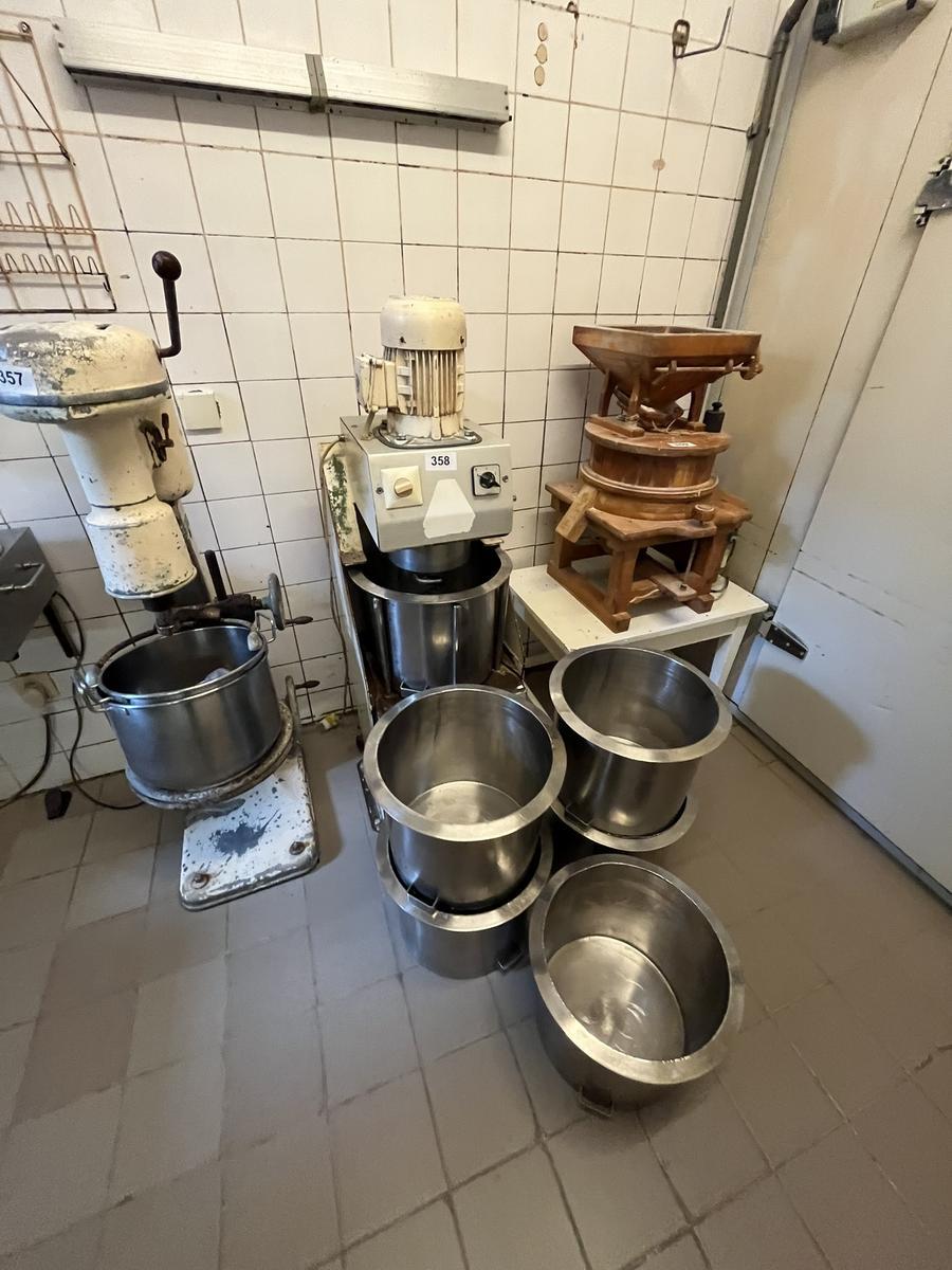 Krenn Knetmaschine, 2 stufig, 380V, 1450/500/460 mm