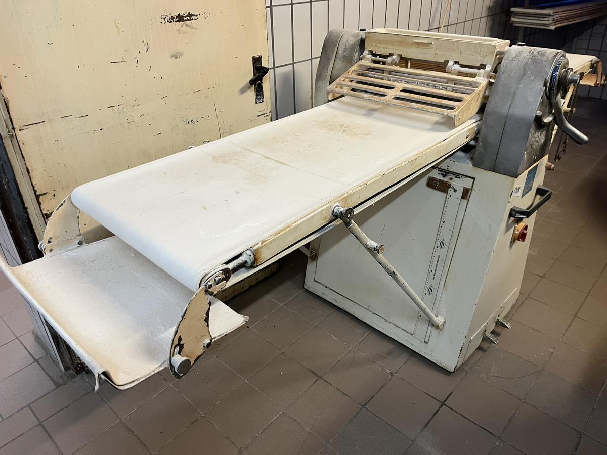 Mehlhammer Teigausrollmaschine 500 mm Band - ca. 2500/500 mm
