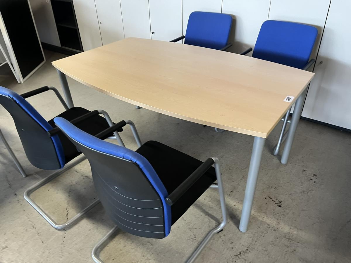 Neudörfler Besprechungstisch mit 4 Stühlen ca. 160x100 ( 80 ) cm?d=2025-12-06 05:58:18