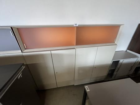 BENE Aktenschrank ca. 180x150 cm mit Flügeltüren und Aufsatzmodul BENE Aktenschrank ca. 180x150 cm mit Flügeltüren und Aufsatzmodul