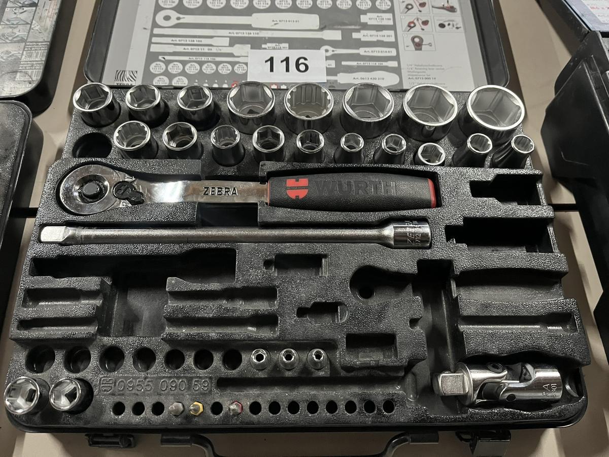 WÜRTH Ratschensatz in Kassette