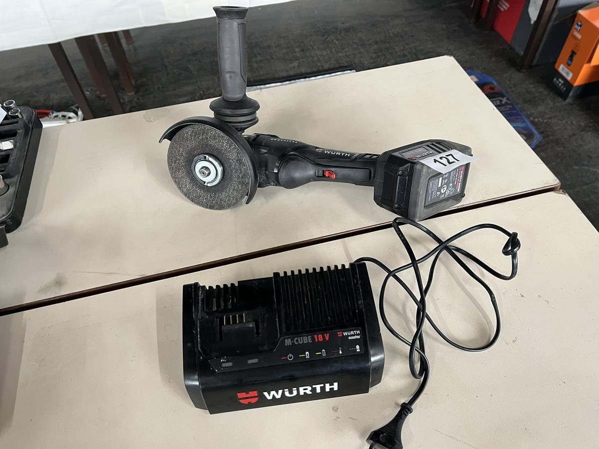 WÜRTH Winkelschleifer AWS 18-125P mit Akku