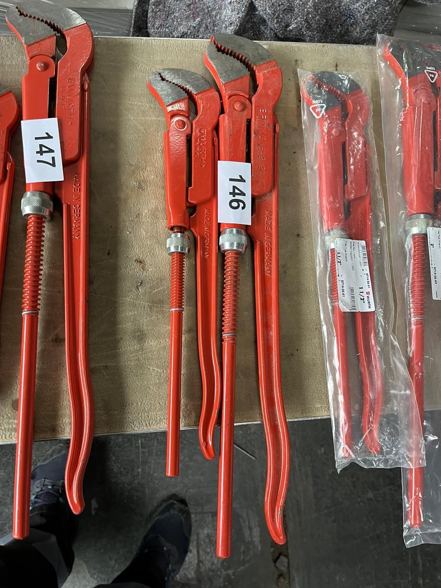 2 Stück WÜRTH Rohrzangen