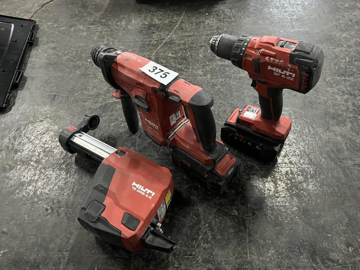 HILTI Akku-Set: 1 Akkubohrhammer TE 6 , 1 x Akkuschrauber?d=2025-12-06 07:00:59