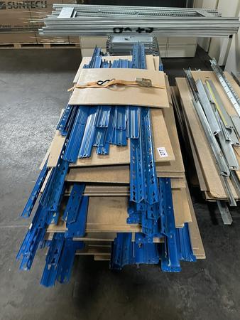 Schwerlastregal, blau, 6.5 lfm x 60cm x 185cm und 3.5 lfm x 50cm x 180cm