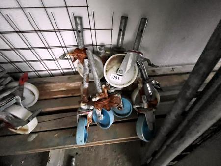 8 Stck Gerstspindel Fe mit Rollen