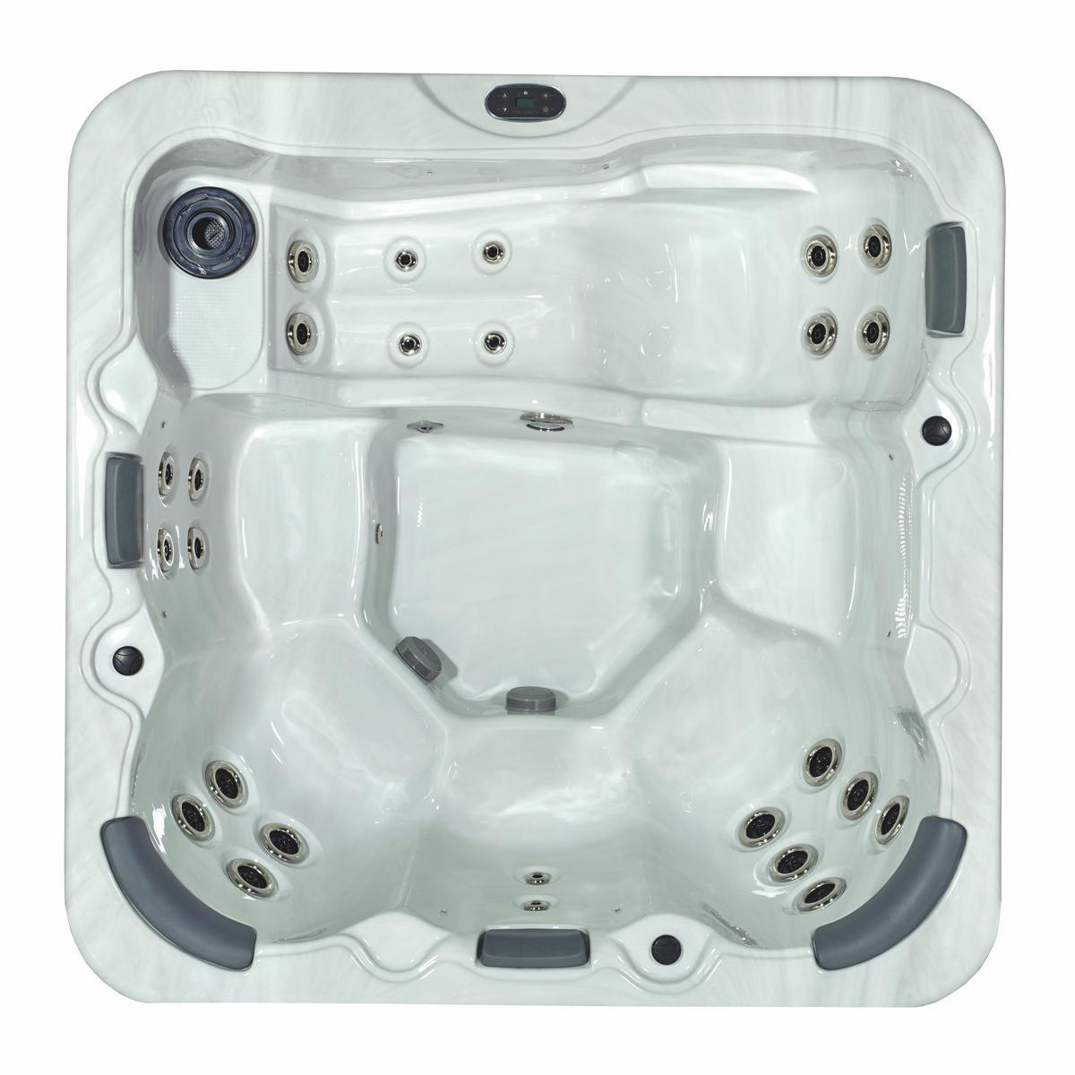 Whirlpool ViskanSpa Modell Lärkö, 210x210cm, Wannenfarbe Mystic, Außenfarbe schwarz, Original verpackte Neuware?d=2025-12-06 05:35:01