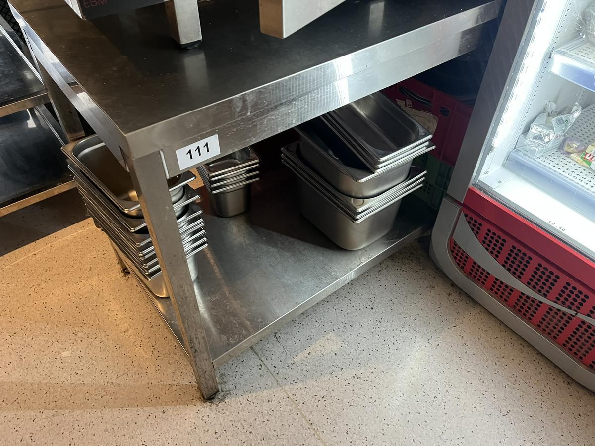 Edelstahl Arbeitstisch ca. 150/60 cm?d=2025-12-06 07:00:59