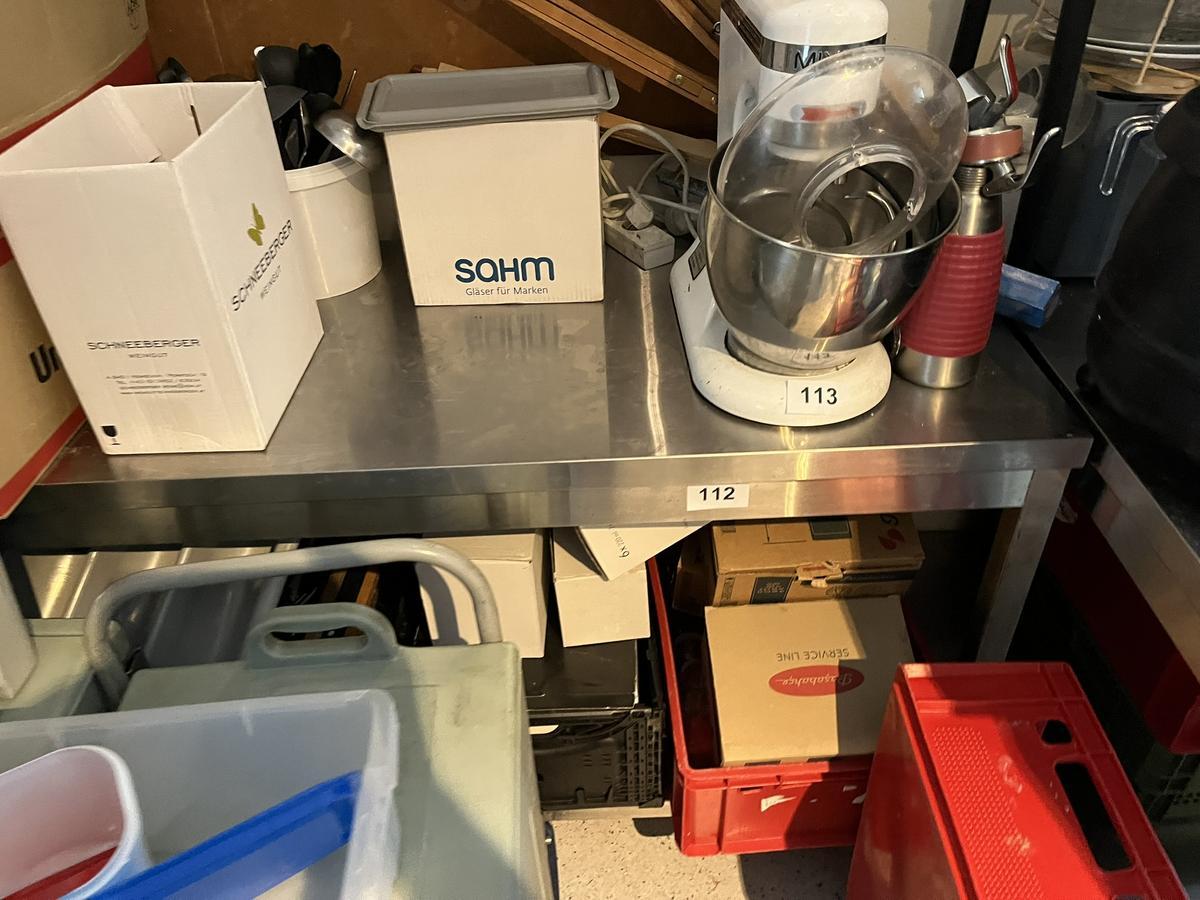 Edelstahl Arbeitstisch ca. 150/60 cm?d=2025-12-06 06:59:40