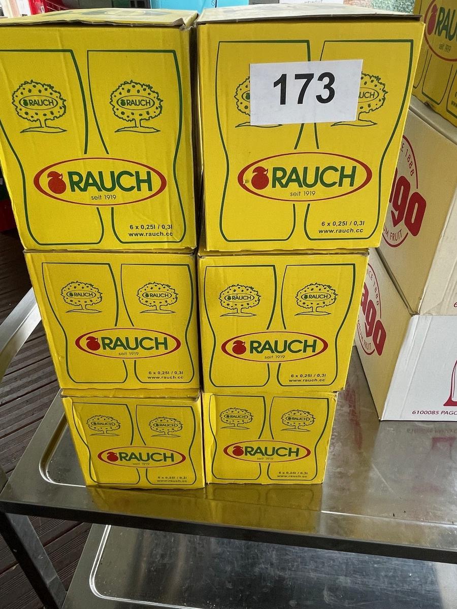 36 Stk. Rauch Gläser, 0.25L