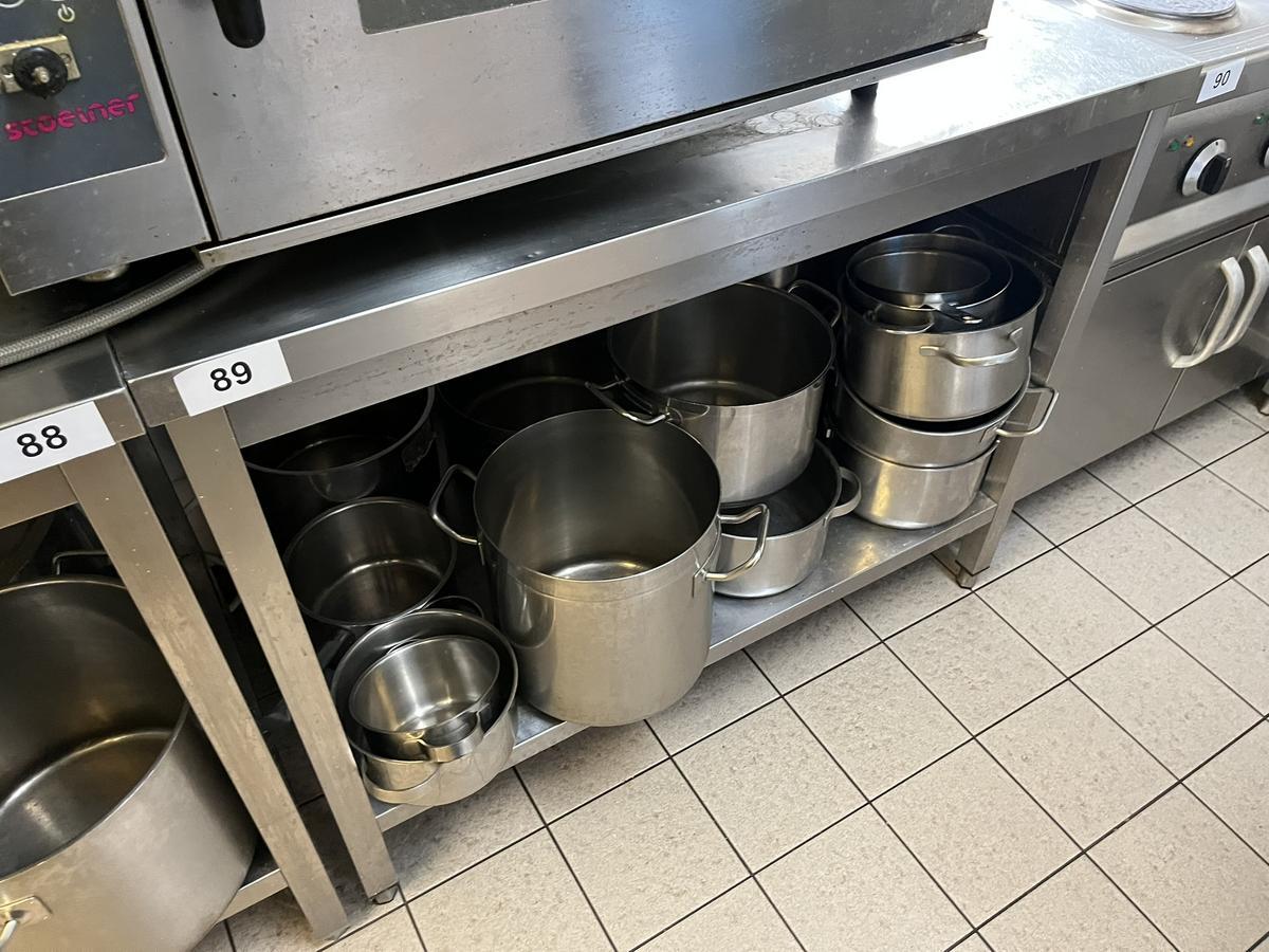 Edelstahltisch ca. 110/70 cm