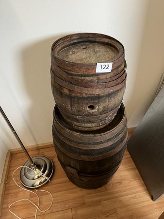 2 Stück Dekofässer 2 Stück Dekofässer