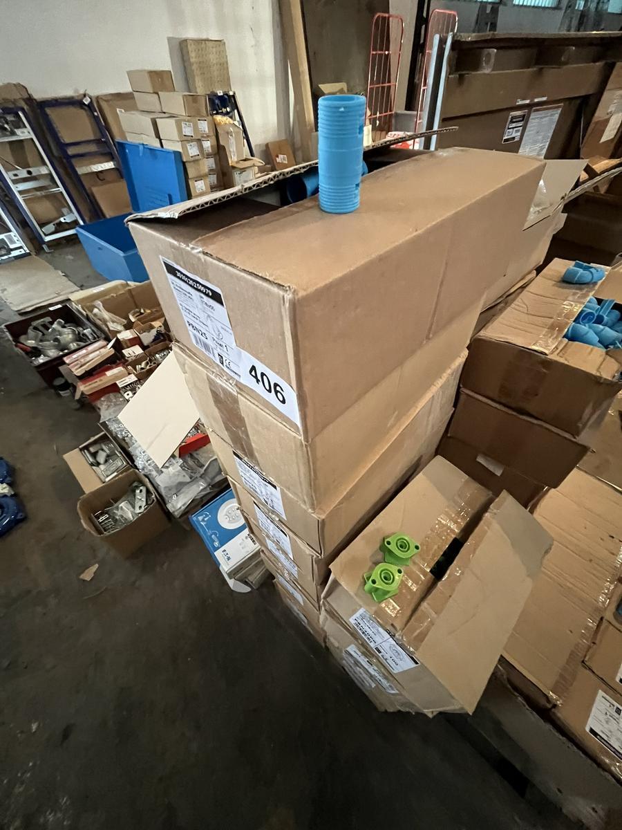 1000 Stk.Kunststoffkrallenmuffen 28/55 mm PBN25