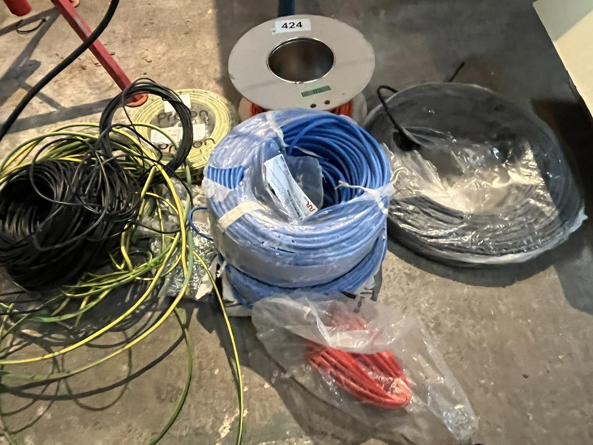 Posten Elektrokabelmaterial gemischt