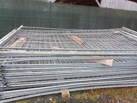 10 Stk. Bauzaunelemente, 350x200cm 10 Stk. Bauzaunelemente, 350x200cm