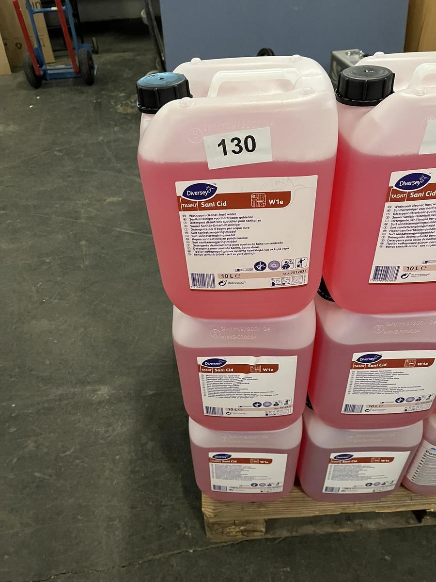 9 Stk. Taski Sandi Cid, sauer Sanitärreinigung, 10L