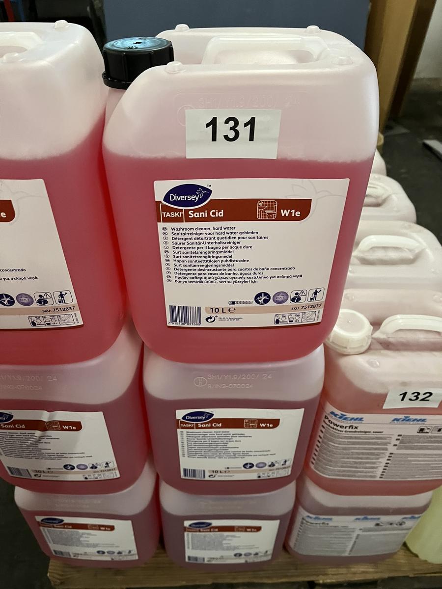 9 Stk. Taski Sandi Cid, sauer Sanitärreinigung, 10L