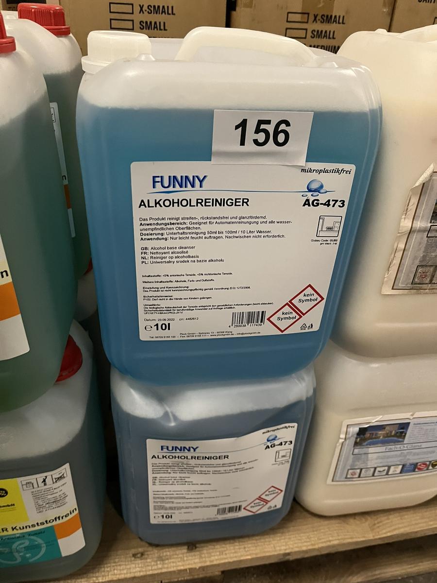 2 Kanister Alkohol Reiniger für Automaten, à 10L