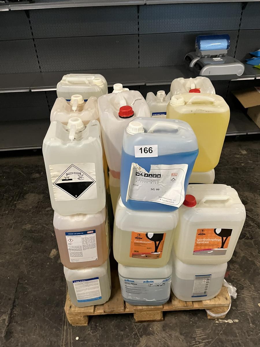 1 Palette Putz- und Reinigungsmittel, gemischt
