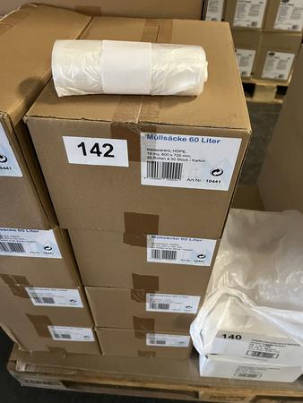 4 Karton zu 25 Rollen  30 Stk. Mllscke, wei, 60L