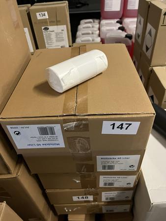 4 Karton mit je 20 Rollen  50 Stk. Mllscke, wei, 40L