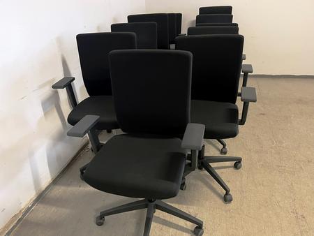 VIASIT Brodrehstuhl, mit Sitz- und Hhenverstellung, schwarz, 1. Wahl