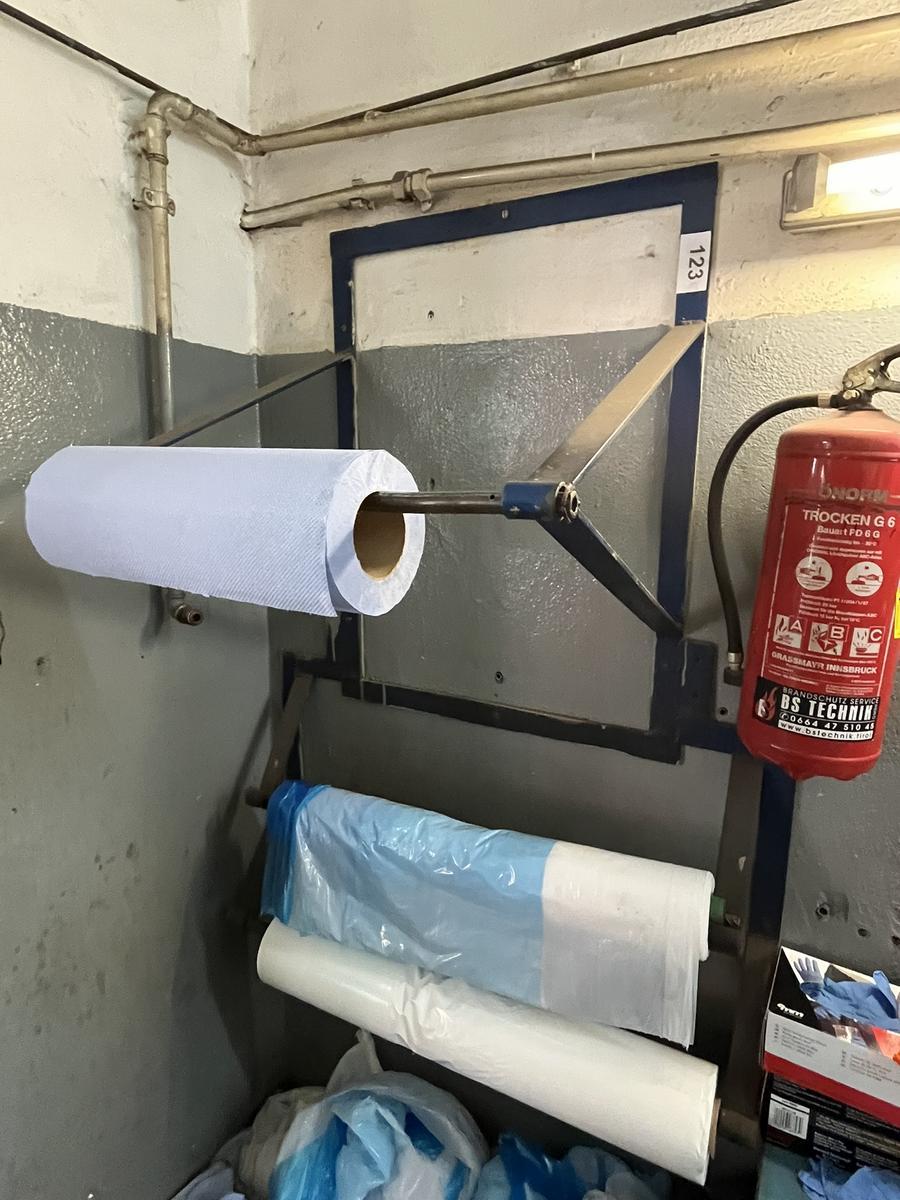 Papier-, Folienabspulgerät