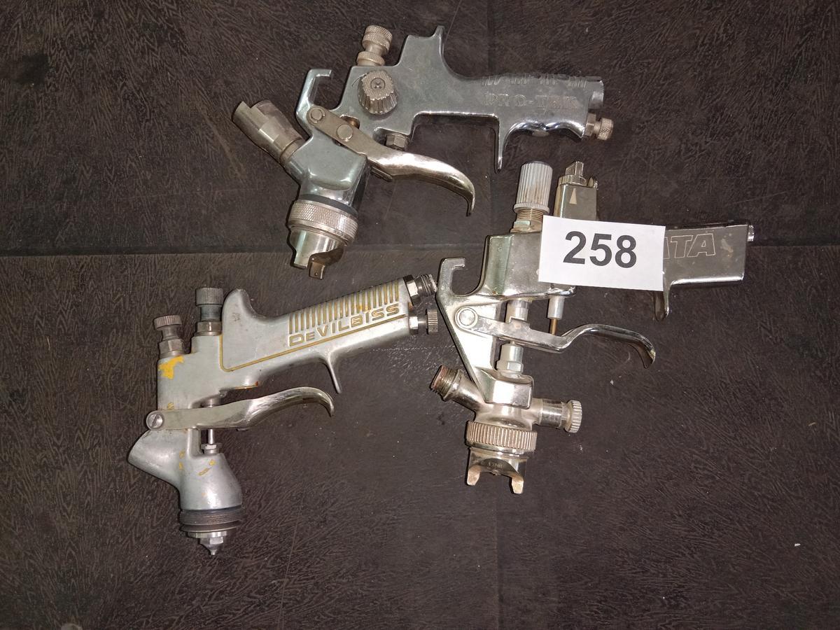 3 Stk. SATA Lackierpistolen