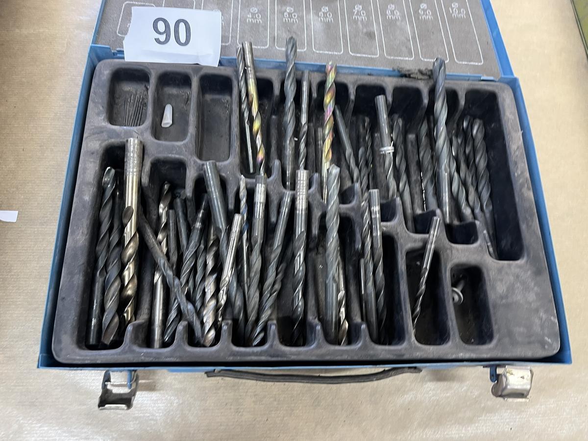 Spiralbohrerset in Kassette