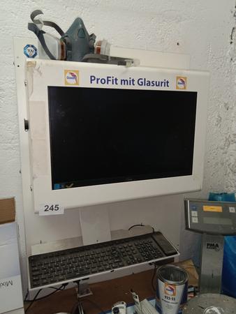 Glasurit ProFit Lackmischanlage mit Waage - komplette Rauminhalt