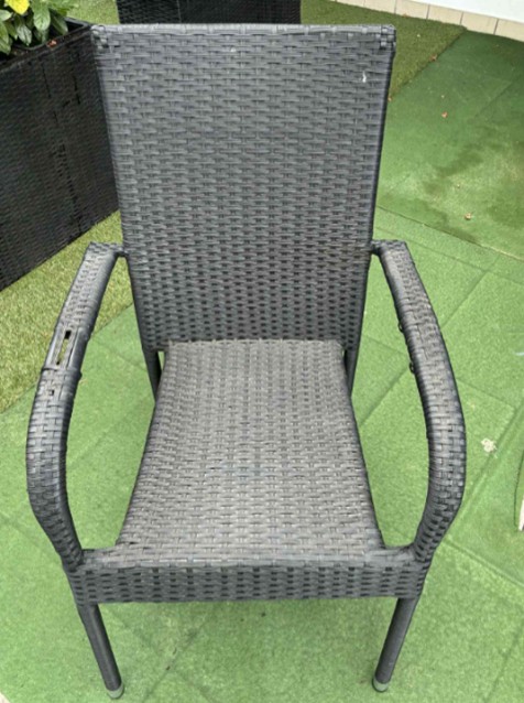 4 Stk. Rattan Stühle