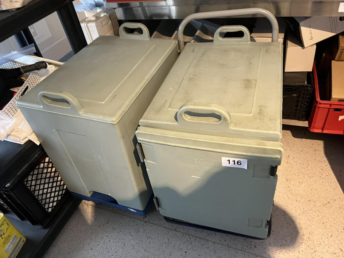 2 St&uuml;ck Thermoboxen ohne Unterbau