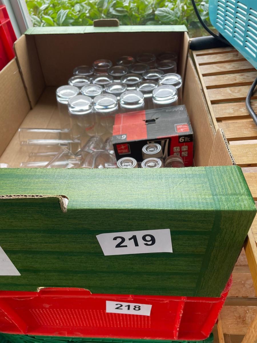 47 Stk. Schnapsl&auml;ser/Wasserl&auml;ser