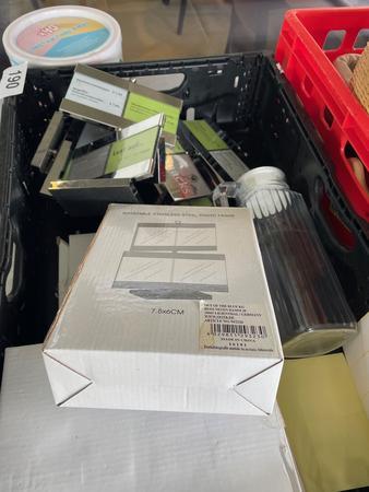 8 Stk. Speisenaufsteller, Glas 8 Stk. Speisenaufsteller, Glas