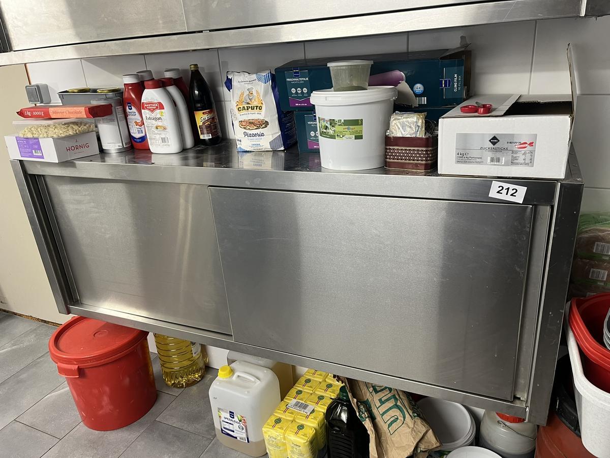 Edelstahl H&auml;ngeschrank mit Fachebene ca. 180/40/65 cm?d=2025-12-16 03:00:50