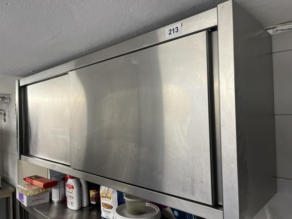 Edelstahl H&auml;ngeschrank mit Fachebene ca. 180/40/65 cm?d=2025-12-16 03:00:50