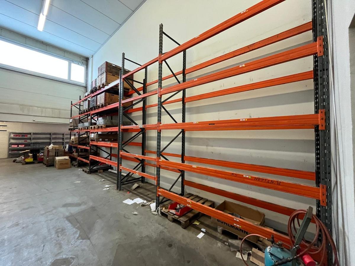 10.80 lfm Schwerlast-Palettenregalanlage mit 2,70 m - 1.80 m Balken, Nutzlast pro Palette 1000 kg , H: 4.00 m , T: 1.00 m?d=2026-03-07 06:19:13