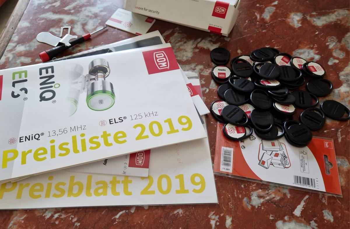 Sicherheitssystem bestehend aus 1 Zylinder mit einer Innenst&auml;rke von 8,04 cm (T&uuml;rst&auml;rke), Werkzeugen, Mastercard, 10 Transpondern?d=2026-03-07 06:04:56