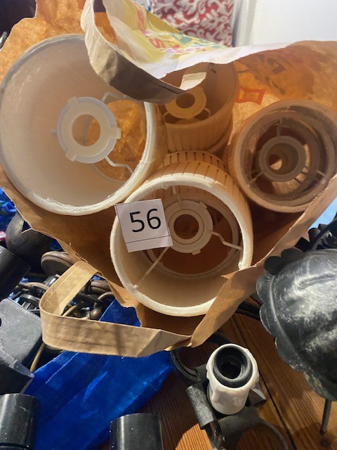 Sackerl verschiedene Lampenschirme klein